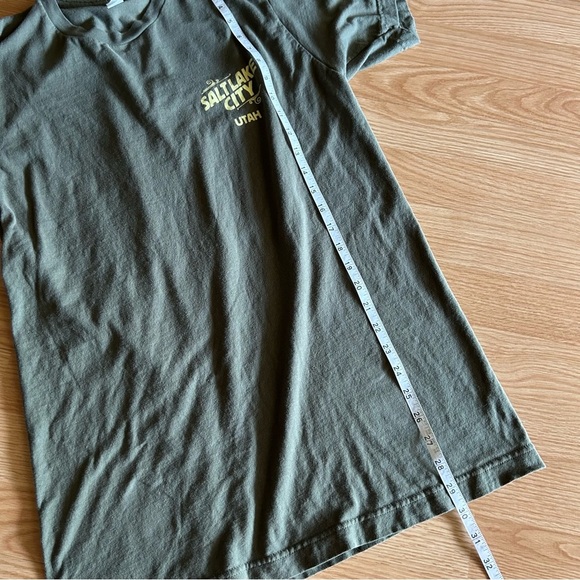 Tultex 202 Salt Lake Utah Graphic Short Sleeve Tee Medium - Picture 5 of 6